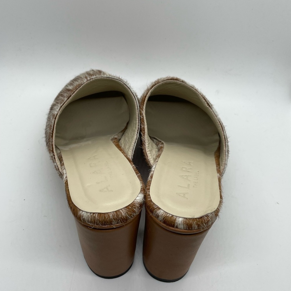 NWT Alara the label true cowhide women's clogs size 8 - Picture 3 of 6